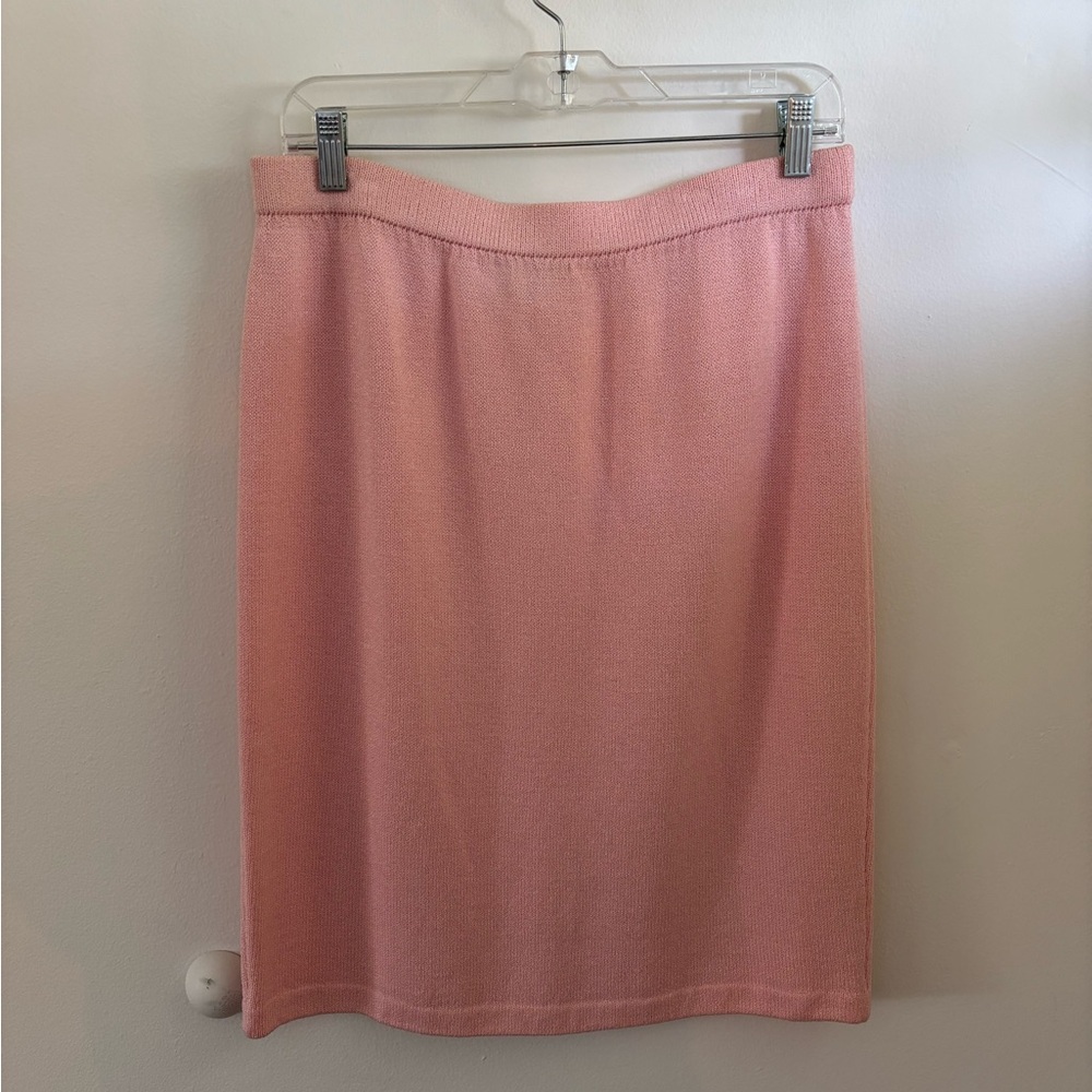 St. John Pink Knee-Length Pencil Skirt for Cocktail